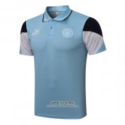 Camiseta Polo del Manchester City 2021/2022 Azul