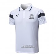 Camiseta Polo del Olympique Marsella 2022/2023 Blanco