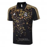 Camiseta Polo del Real Madrid 2020/2021 Negro y Oro