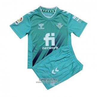 Camiseta Real Betis Portero Nino 2022/2023 Azul