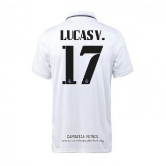 Camiseta Real Madrid Jugador Lucas V. Primera 2022/2023