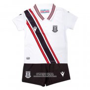 Camiseta Stoke City Segunda Nino 2022/2023 Blanco