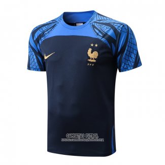 Camiseta de Entrenamiento Francia 2022/2023 Azul