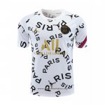 Camiseta de Entrenamiento Paris Saint-Germain Jordan 2020/2021 Blanco y Negro