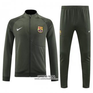 Chandal de Chaqueta del Barcelona 202023/2024 Verde