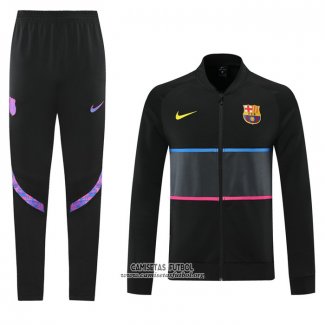 Chandal de Chaqueta del Barcelona 2021/2022 Negro