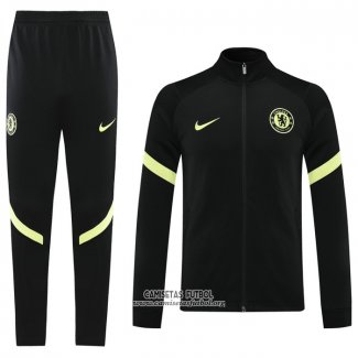 Chandal de Chaqueta del Chelsea 2021/2022 Negro