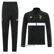 Chandal de Chaqueta del Juventus 2020/2021 Negro y Blanco