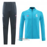 Chandal de Chaqueta del Real Madrid 2020/2021 Azul Claro