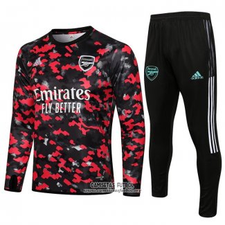 Chandal de Sudadera del Arsenal 2021 Negro