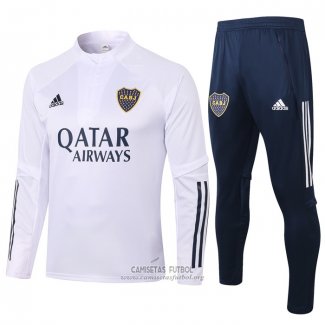 Chandal de Sudadera del Boca Juniors 2020/2021 Blanco