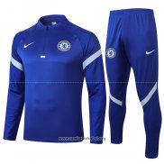 Chandal de Sudadera del Chelsea 2020/2021 Azul