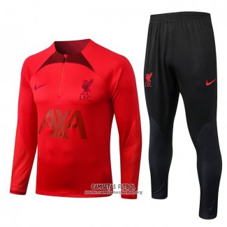 Chandal de Sudadera del Liverpool 2022/2023 Rojo