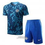 Chandal del Chelsea Manga Corta 2022/2023 Azul - Pantalon Corto