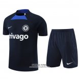 Chandal del Chelsea Manga Corta 2022/2023 Negro - Pantalon Corto