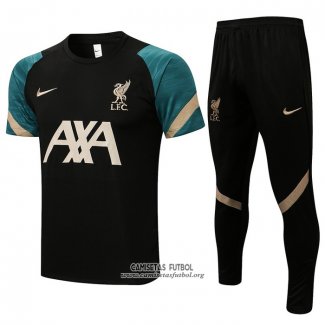 Chandal del Liverpool Manga Corta 2021/2022 Negro