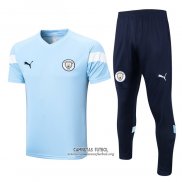 Chandal del Manchester City Manga Corta 2022/2023 Azul