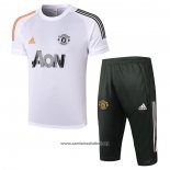 Chandal del Manchester United Manga Corta 2020/2021 Blanco