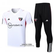 Chandal del Sao Paulo Manga Corta 2023/2024 Blanco