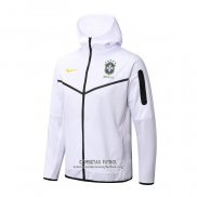 Chaqueta con Capucha del Brasil 2022/2023 Blanco