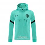 Chaqueta con Capucha del Inter Milan 2021/2022 Verde