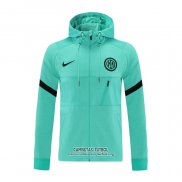 Chaqueta con Capucha del Inter Milan 2021/2022 Verde