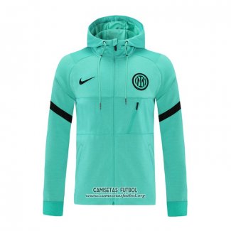 Chaqueta con Capucha del Inter Milan 2021/2022 Verde