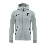 Chaqueta con Capucha del Liverpool 2020/2021 Gris