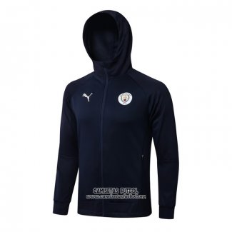 Chaqueta con Capucha del Manchester City 2021/2022 Azul