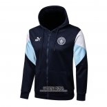 Chaqueta con Capucha del Manchester City 2021/2022 Azul