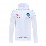 Chaqueta con Capucha del Napoli 2022/2023 Blanco