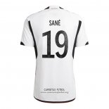 Camiseta Alemania Jugador Sane Primera 2022