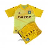 Camiseta Aston Villa Portero Nino 2021/2022 Amarillo
