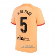 Camiseta Atletico Madrid Jugador R.De Paul Tercera 2022/2023