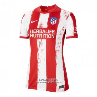 Camiseta Atletico Madrid Primera Mujer 2021/2022