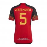 Camiseta Belgica Jugador Vertonghen Primera 2022