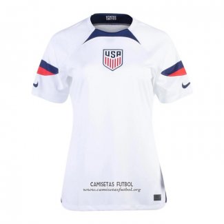 Camiseta Estados Unidos Primera Mujer 2022