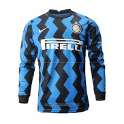 Camiseta Inter Milan Primera Manga Larga 2020/2021