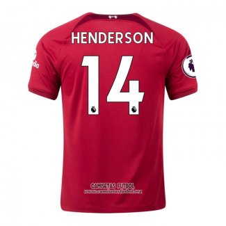 Camiseta Liverpool Jugador Henderson Primera 2022/2023