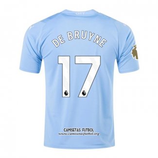 Camiseta Manchester City Jugador De Bruyne Primera 2023/2024