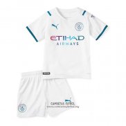 Camiseta Manchester City Segunda Nino 2021/2022
