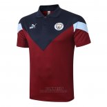 Camiseta Polo del Manchester City 2020/2021 Rojo