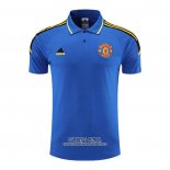Camiseta Polo del Manchester United 2022/2023 Azul