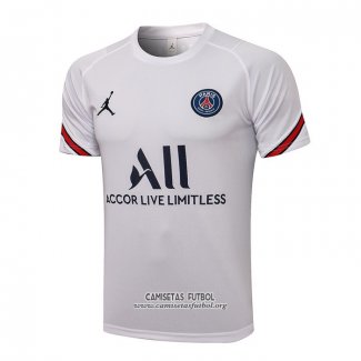 Camiseta de Entrenamiento Paris Saint-Germain 2021/2022 Blanco