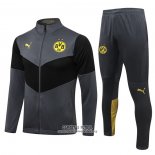 Chandal de Chaqueta del Borussia Dortmund 2021/2022 Gris