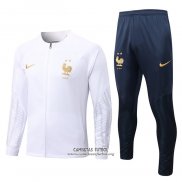 Chandal de Chaqueta del Francia 2022/2023 Blanco