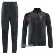 Chandal de Chaqueta del Liverpool 2021 Gris