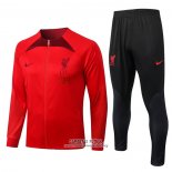 Chandal de Chaqueta del Liverpool Nino 2022/2023 Rojo