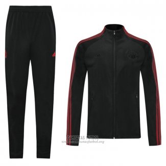 Chandal de Chaqueta del Manchester United 2020/2021 Negro