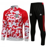 Chandal de Chaqueta del Manchester United 2021/2022 Rojo